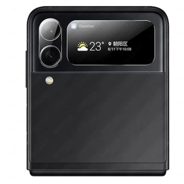 TG 3-PACK Galaxy Z Flip 3 1 Sæt Skærmbeskyttelse (Bagside) Kameralinsbeskyttelse Gennemsigtig
