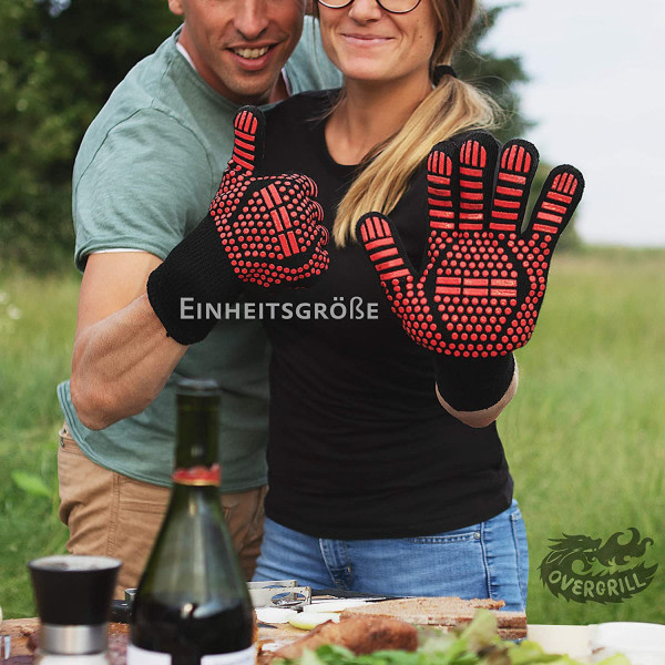 Brands sikre handsker, grillhandsker, varmebeskyttelse, pejshandsker