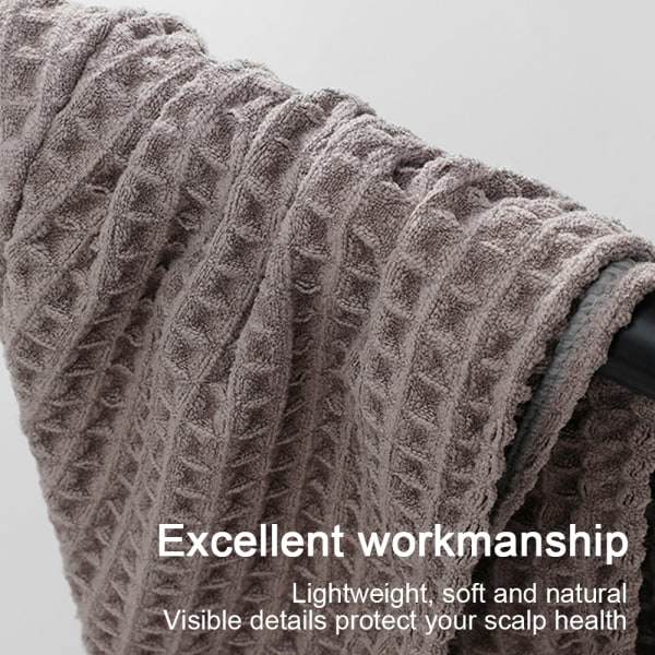 TG 2-pack mikrofiber snabbtorkande hår turban handduksomslag, absorberande vitt + rosa