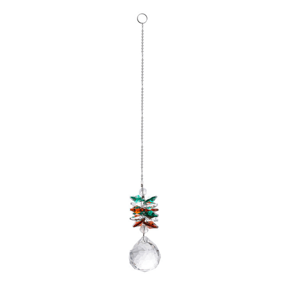 Kristallkula Prisma Solfångare Charm Chakra, Kristallhänge för