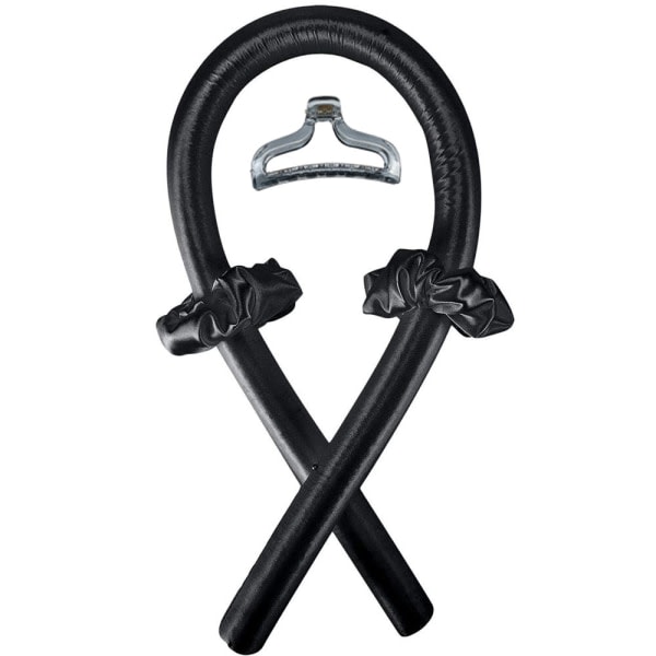 TG (svart)Heatless lockar, hårrullare Heatless Curling Rod Pannband