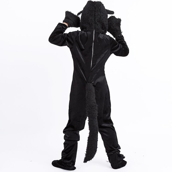 Musta kissa esitysasu, cosplay-asu S L