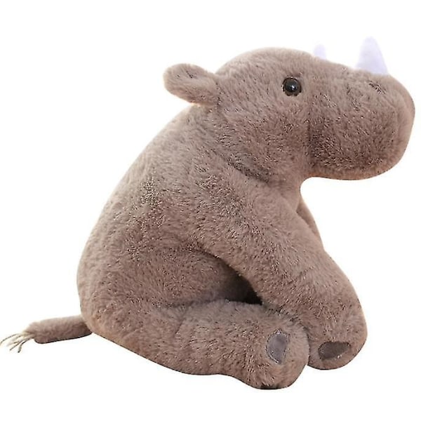 60 cm mjuk noshörning plyschleksaker Noshörningsleksaker Oppstoppade dockor Baby