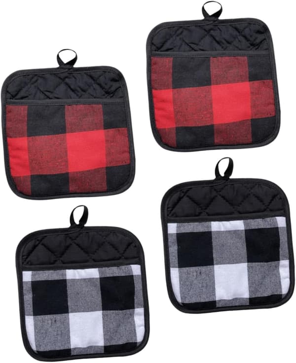 Isolerade Grytlappar Matta 4-pack Grytvantar_yux