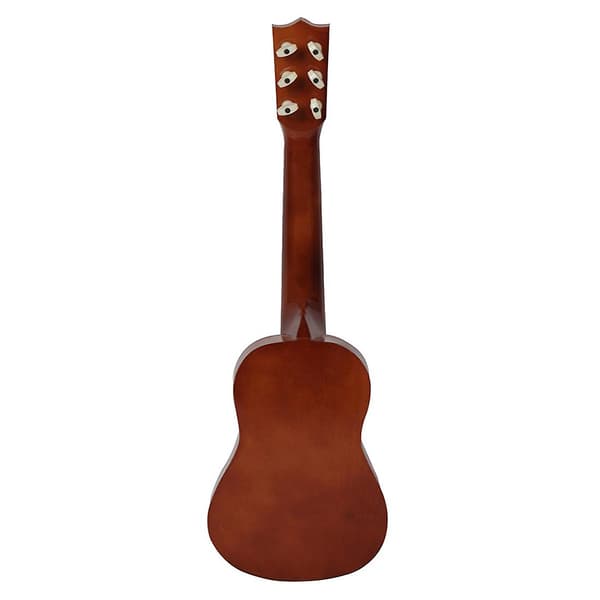 21 tum 6 strängar liten mini gitarr basgitarr med plektrum strängar musikinstrument leksak för barn