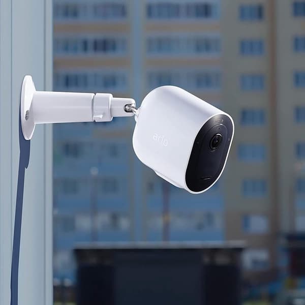Justerbart väggfäste för Ring solpanel och dörrklocka, 360-graders vridbart fäste för Arlo, Eufy, Wyze Stick Up Cam, 1/4-tums skruv