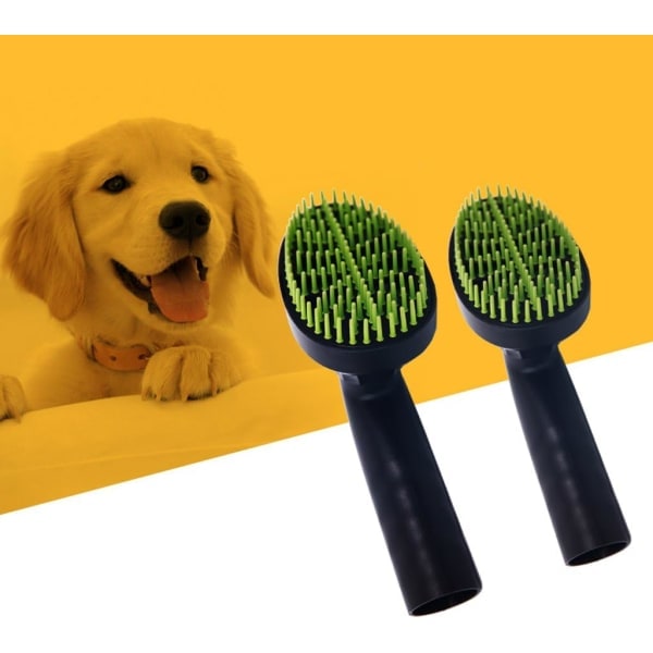 Husdjurskatt Hund Grooming Borste Vakuumfäste Verktyg Döda Hår Brudgum 32mm