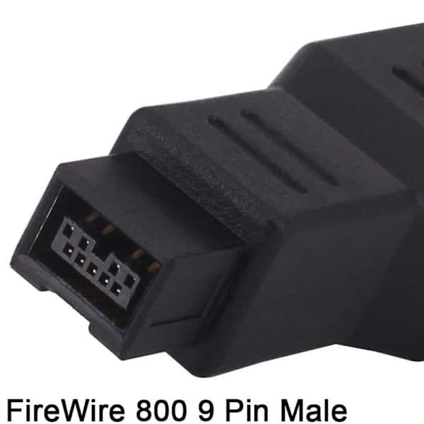 FireWire IEEE 1399 Type A 400 6-bens hun til 1394 Type B 800 9-bens