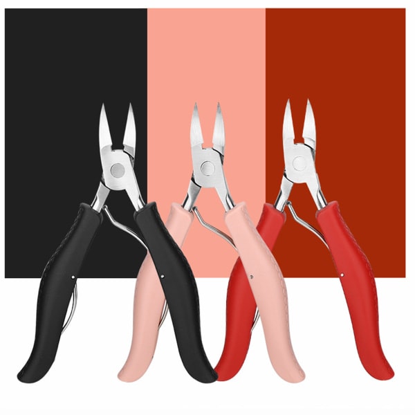 Multifunktions nagelbandsax i rostfritt stål Inåtväxande tånagel pedikyrverktyg Red 3