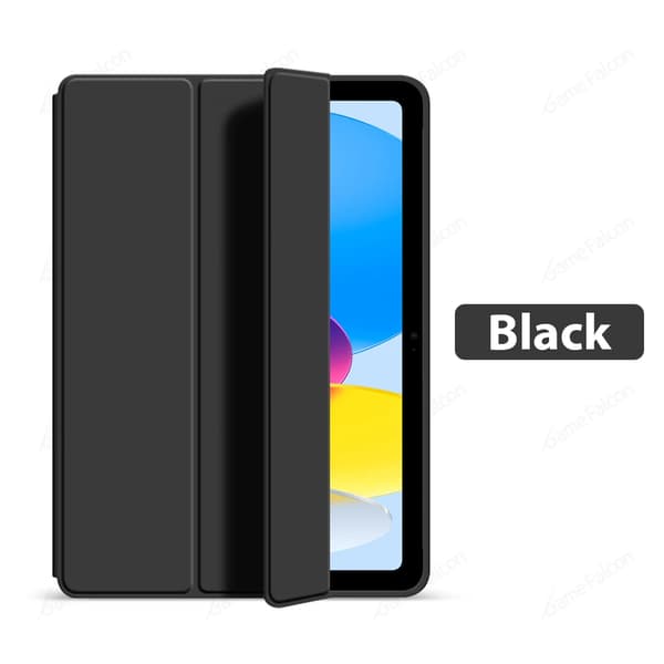 Fodral för iPad A16 10 9 9:e 10:e Generationen 2025 Pro 13 11:e M4 12.9 Funda För iPad Air 11 M3 M2 5 4 Mini 6 7 A17 10.2 10.9 Skydd Black_yux Black 7th 8th 9th 10.2