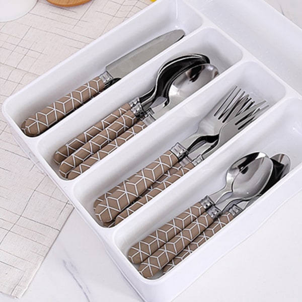 Køkkenredskabsbakke til opbevaring af skeer, gafler og bestik 0.12 Black