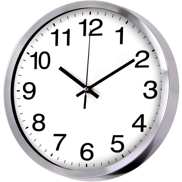 Väggklocka Modern Quartz Silent Wall Clock 12 Inch