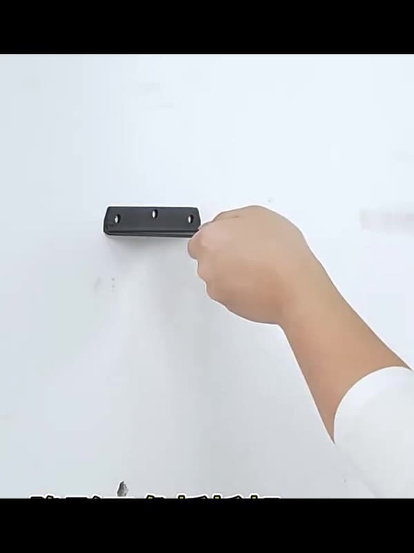Hyllkonsoler - 4 Stycken - Triangel Hyllkonsol - Väggkonsoler - 80*100mm - Stål - Osynlig - Triangulär - Inkl. Monteringsmaterial