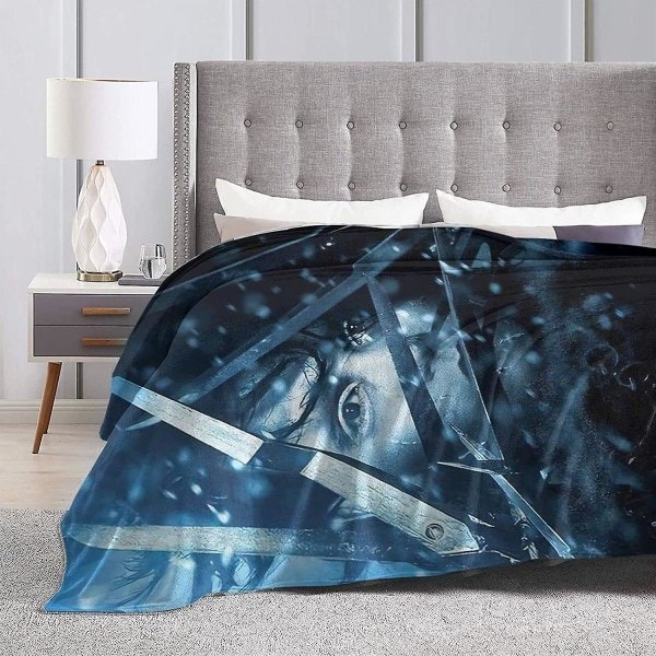 Johnny Depp Fleecefilt Sengesæt Let Super Blød Hyggelig Luksus Sengesæt Mikrofiber -t68 50x40in 125x100cm