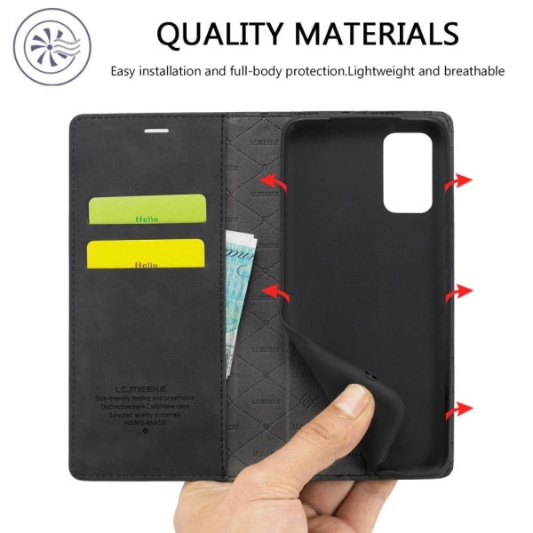 LC.IMEEKE Kotelo Samsung Galaxy A23 5G:lle - Musta Musta