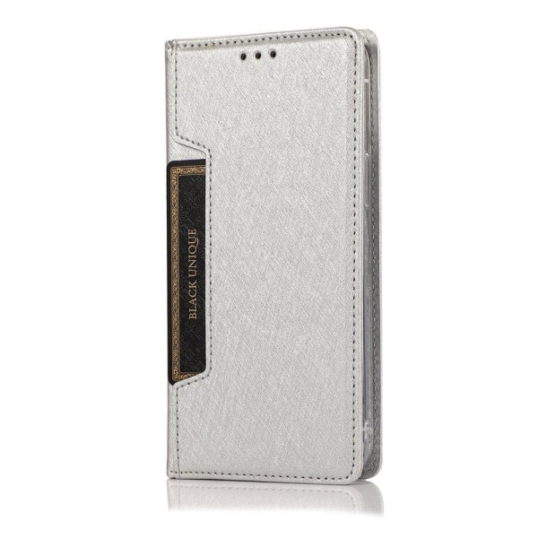 TG Elegant Smidigt (Floveme) Plånboksfodral - iPhone 12 Sølv
