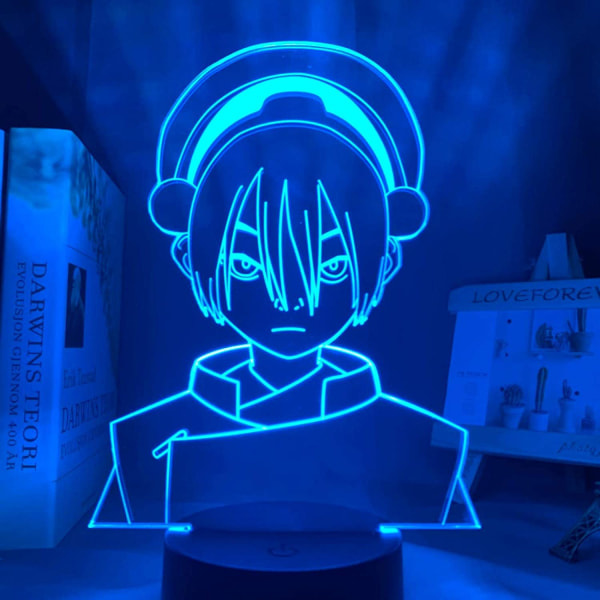 3D-lamppu Avatar: The Last Airbender Toph Beifong kodin sisustukseen