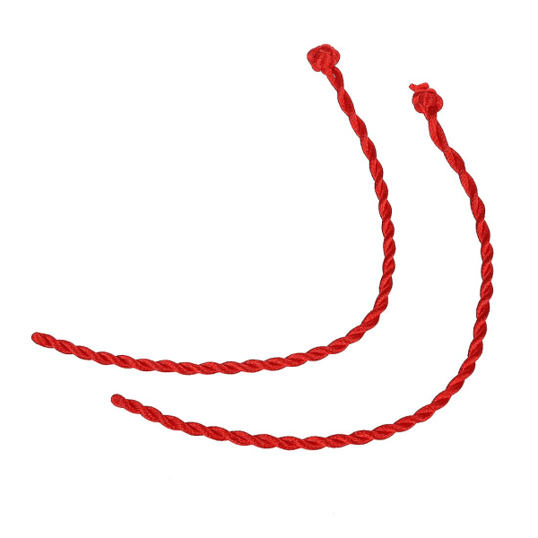 TG 30 st Röd Nylon Strand Flätning String Ankel Armband Rep