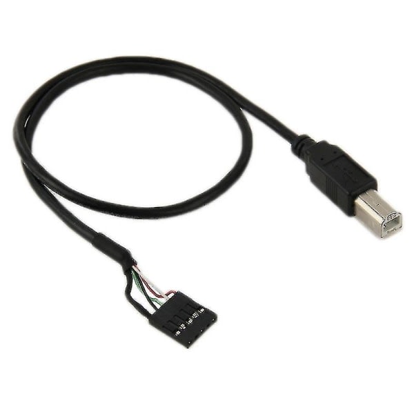 5-pins bundkort hun-header til USB 2.0 B han-adapterkabel, længde: 50 cm