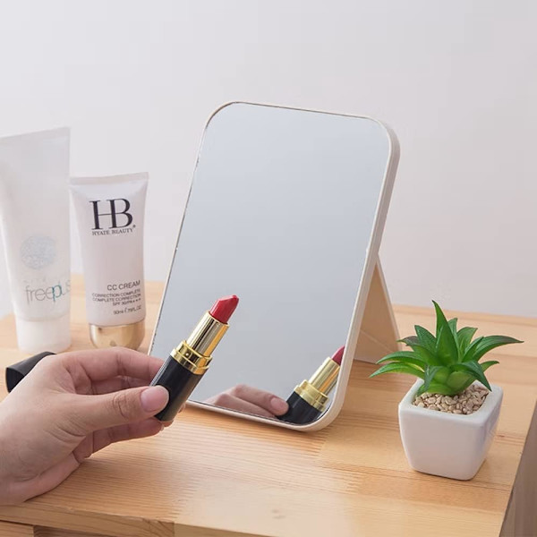 Mirror Super HD Table Mirror Foldable Stand Designed Makeup Mirror Hands-Free/Handheld Mirror