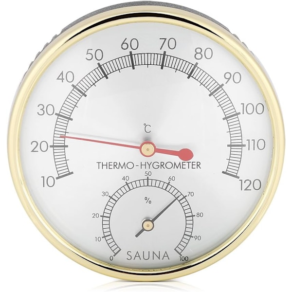 2-i-1 Bastu Termometer-Hygrometer, Tillbehör för Hembastu-yux