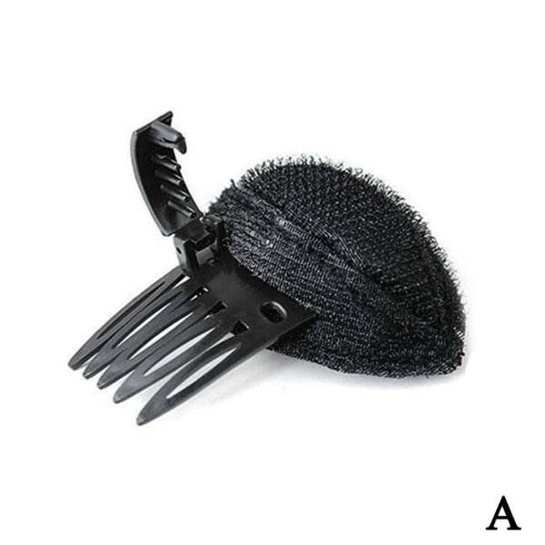 TG 4ST Puff Hair Head Cushion Osynlig fluffig hår Bump It Up Com kaffefärg 8,5*7cm 4st