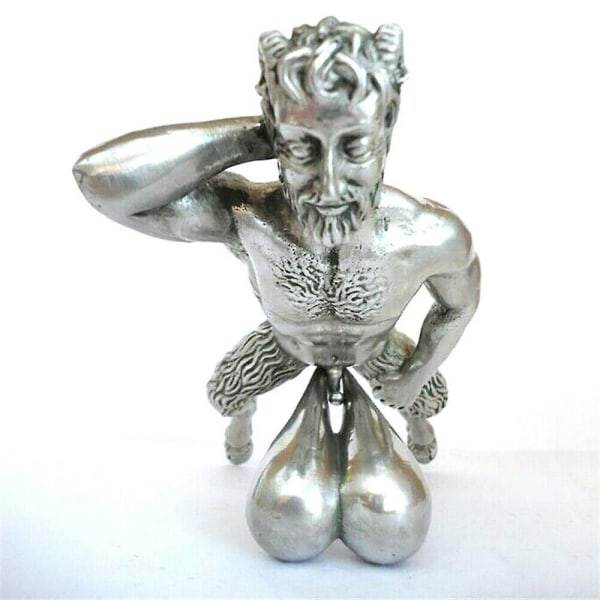 Dørklokke Harpiks Ornament Statue Utendørs Hage Skulptur Dekor