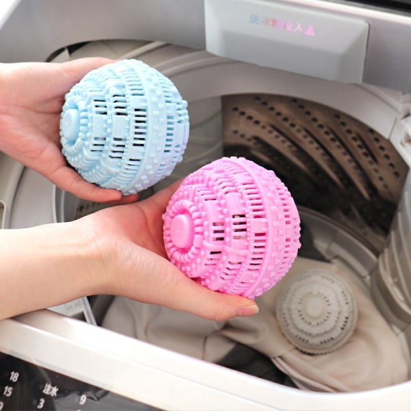 Miljövänlig tvättboll Super tvättbollar, sett med 2 (ljusblå a
