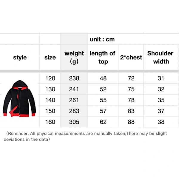 Kpop Demon Hunters Vår- och Höstjacka med Dragkedja red 150CM red 150CM