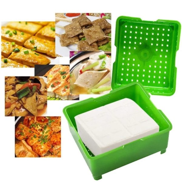 Tofupress, dehydrator, ostpress, dehydrator tofun kosteuden poistamiseen helposti, vegaani