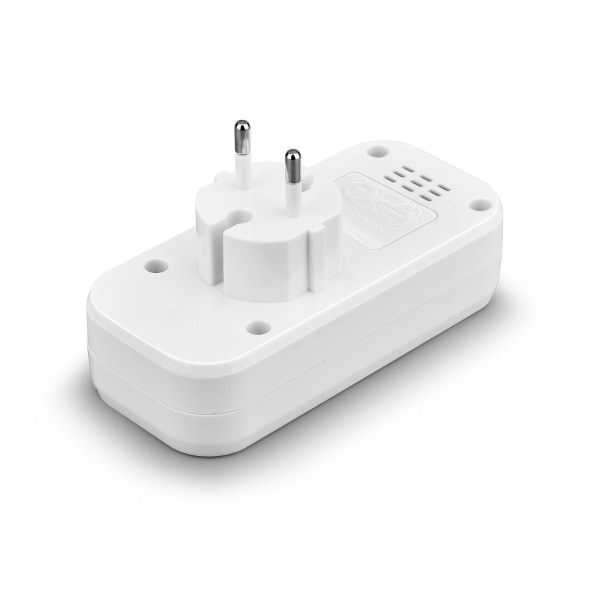 Reseadapter UK Saksa liitäntä 2 USB:llä, matkustussovitin virtalähteelle