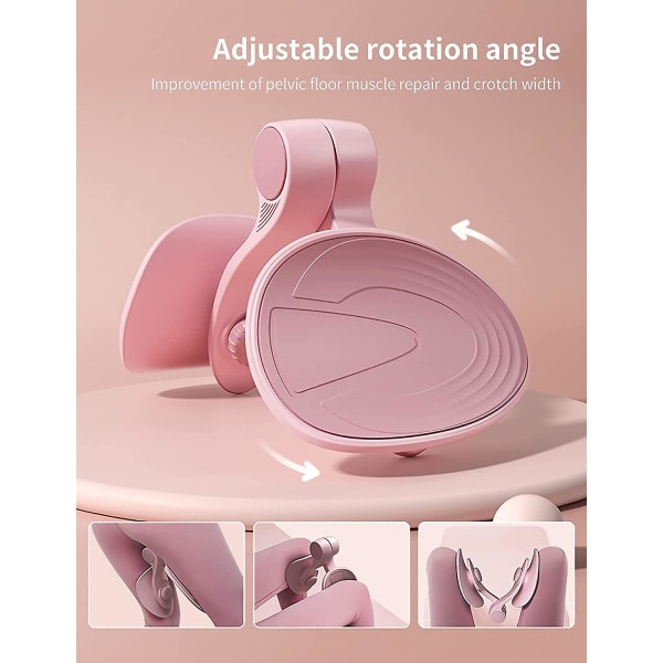 Bäckenbottenharjoitteluvahvistin naisille, lantionpohjan lihakset Reisi Thighmaster Lovely Booty Trainer Pro -laite (Lila)