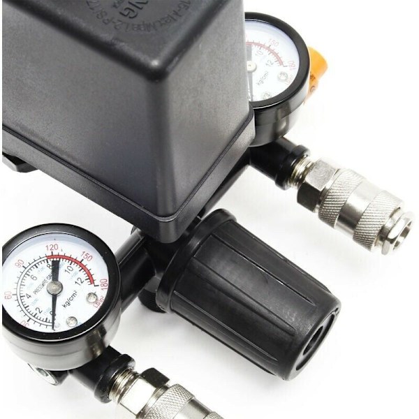 Trykregulator med trykkontakt til kompressor Trykkontakt 2 displays..DEBUNS