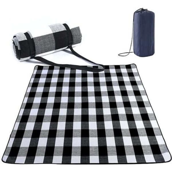 Piknikteppe, 200x200cm Xxl Piknikmatte Utendørs Vannresistent Strandteppe Sandtett Campingteppe Piknikteppe Campingmatte, Picnic Ma