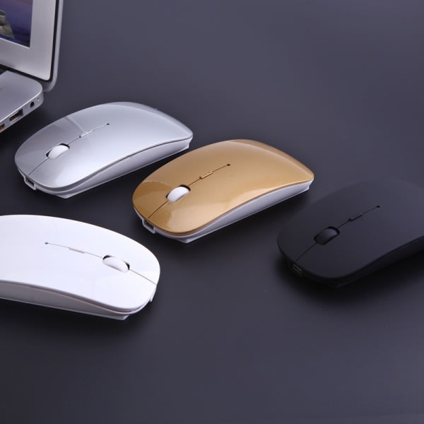 Trådlös Bluetooth -mus för Macbook Pro/macbook Air/ipad/laptop/imac/pc