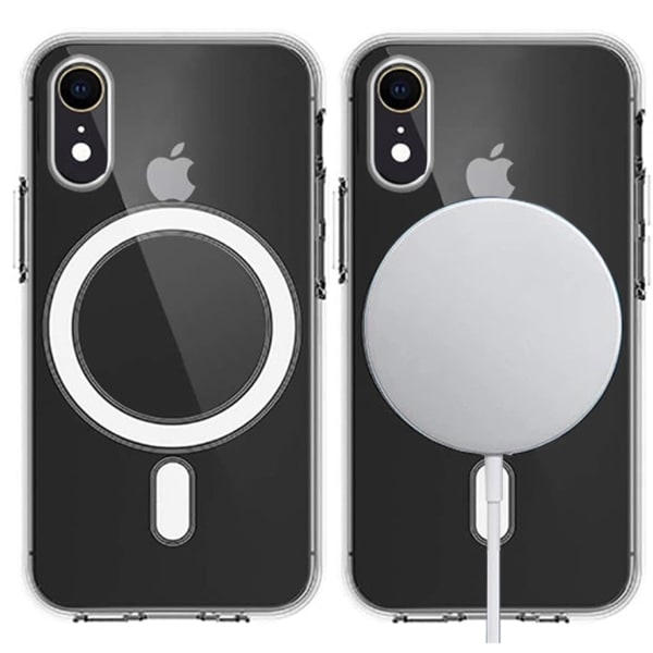 TG Stötdämpande Magnetiskt Skal - iPhone XR Transparent