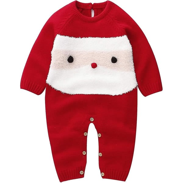 Baby Julerantrekk Nyfødt Baby Gutter Onesie Første Jul Jente Antrekk 90 Størrelse