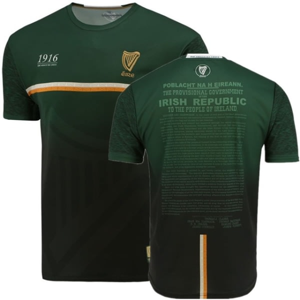 1916 ny jubilæumsjersey Tyrone 2021/22 hjemme-rugbytrøje M