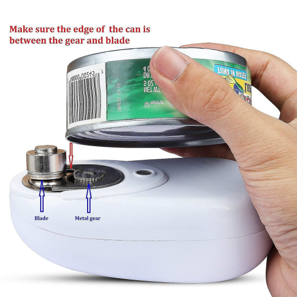Elektrisk boksåpner Smooth Edge One Touch boksåpner