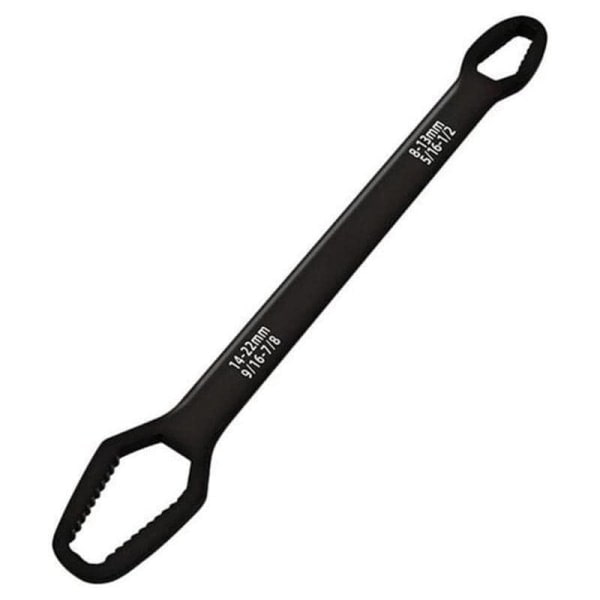 TG Monitoiminen Hylsyavain, 8-22 mm - Musta Musta