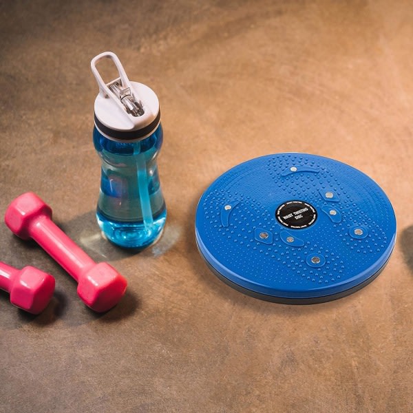Galaxy Torsion Twist Board Disc, vægttab aerob træning Fitness og muskelstyrkende hjælp, blå blå