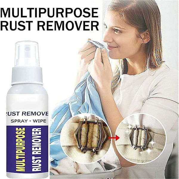 Multifunktionel rustfjerner spray til bilpleje, metalrengøring, bilreparation, rengøring i hjemmet og køkken (30 ml)