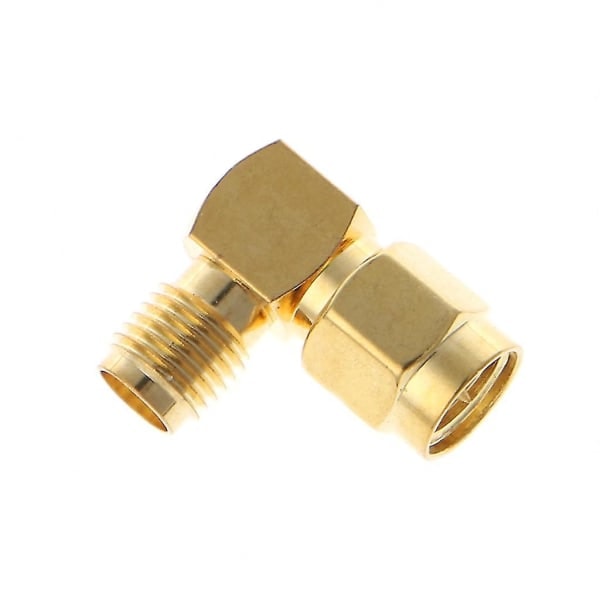 SMA Han til SMA Hun Ret Vinkel 90 Grader RF Koaksial Kontakt Adapter