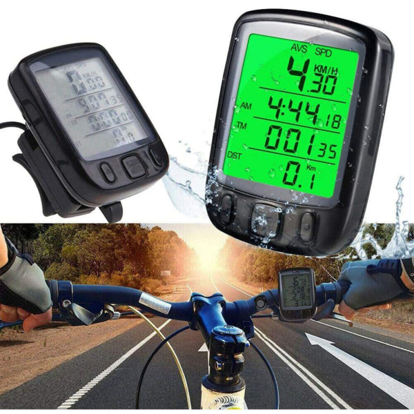 Cykelvägmätare Vattentät Cykelhastighetsmätare Sykkeldator