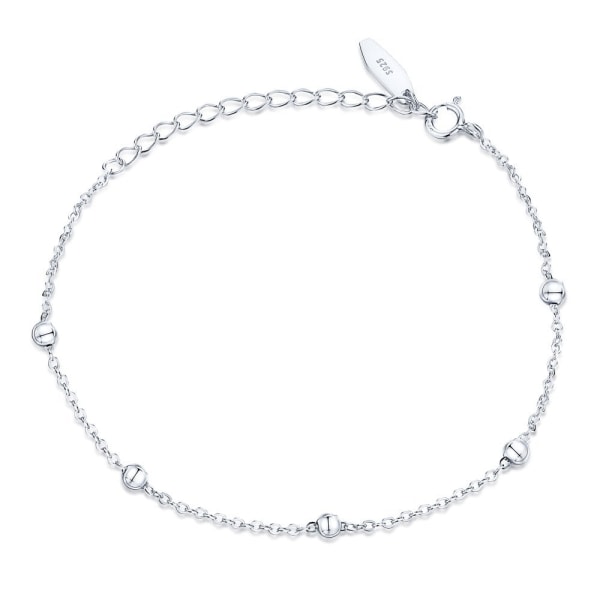925 Sterling Silver Kulkedja Armband