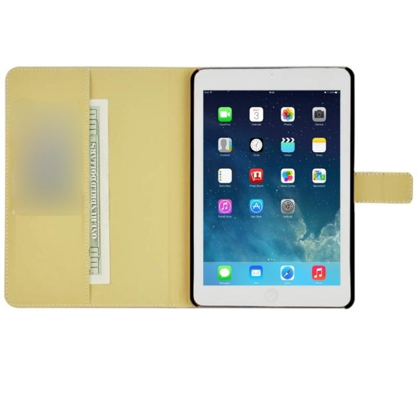 Fodral för iPad mini 1/2/3 - Krumelurmönster Vit 1/2/3