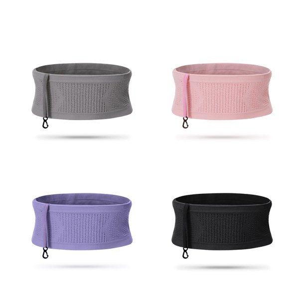 Andas Vyötärkki Vyö Piilotettu Ohut Vyölaukku Naiset Miehet Magilaukku Urheilu Avaa Puhelinpidike Avaimet Rahat Pidike violetti purple purple purple L