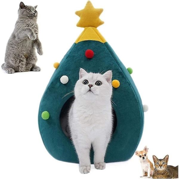 Katt seng Juletre to-i-ett