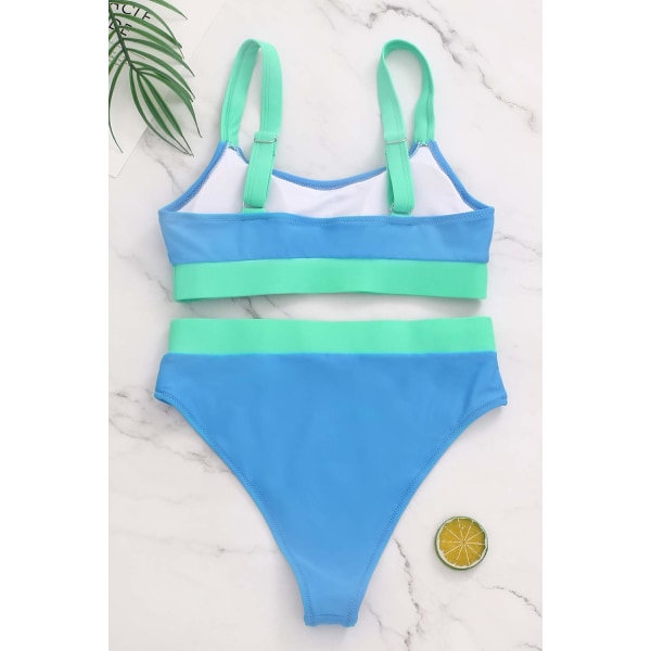 Høj talje, Sport Colorblock Sæt
