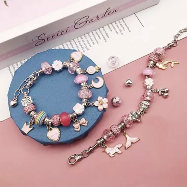 DIY Smykker | Smykkefremstillingskit til Børn | Lav dine egne armbånd og halskæder i mange farver